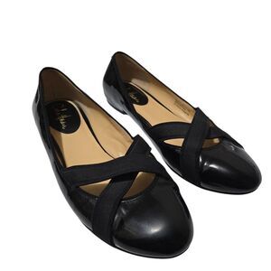 Cole Haan Black Patent Leather Ballet Flats Size 9